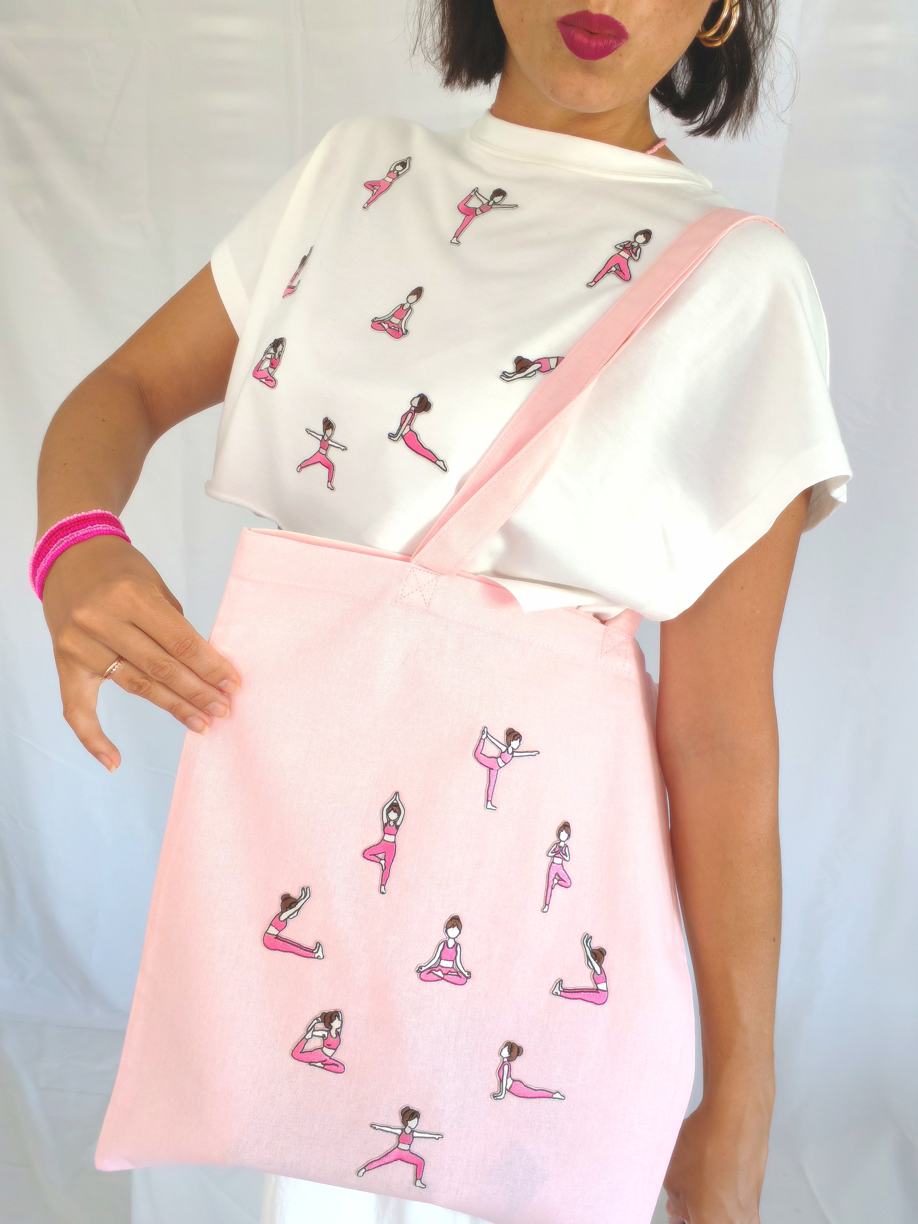 Ensemble Crop Top,sac YOGA