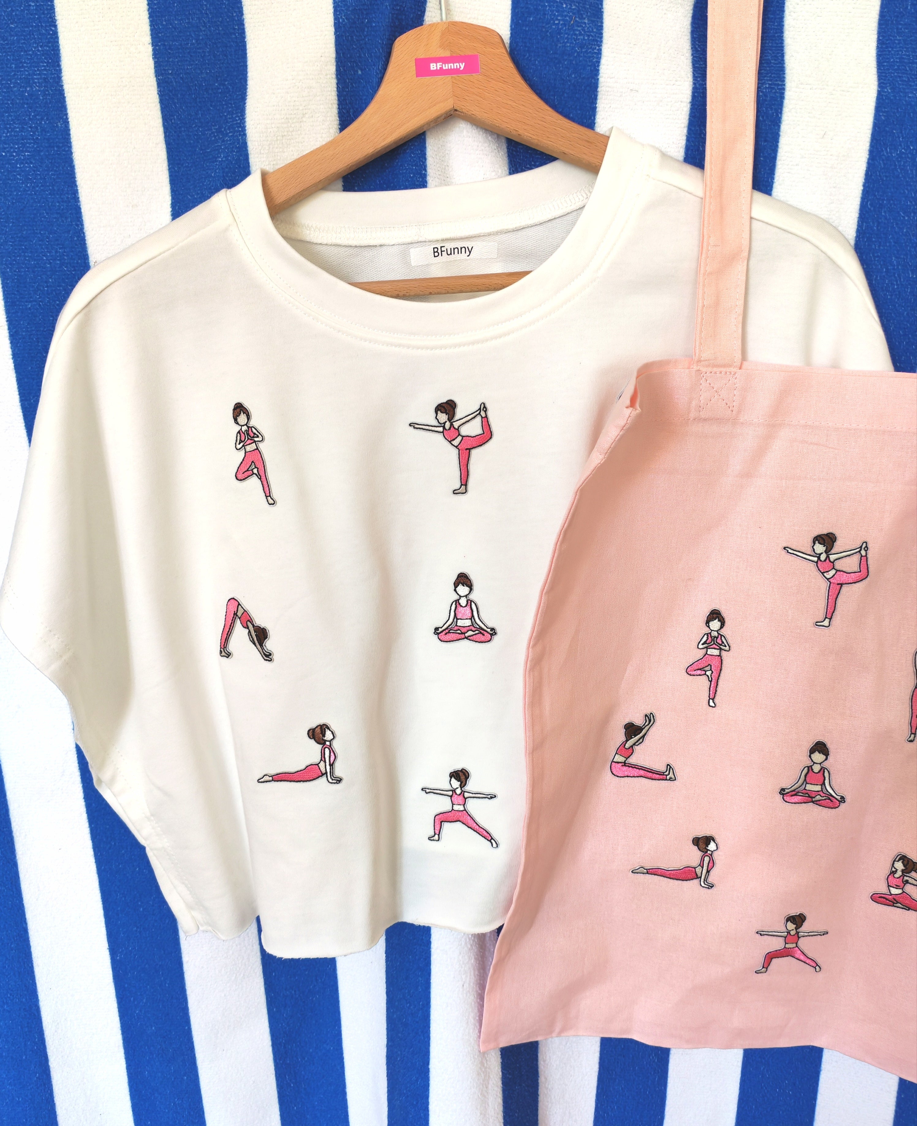Ensemble Crop Top,sac YOGA