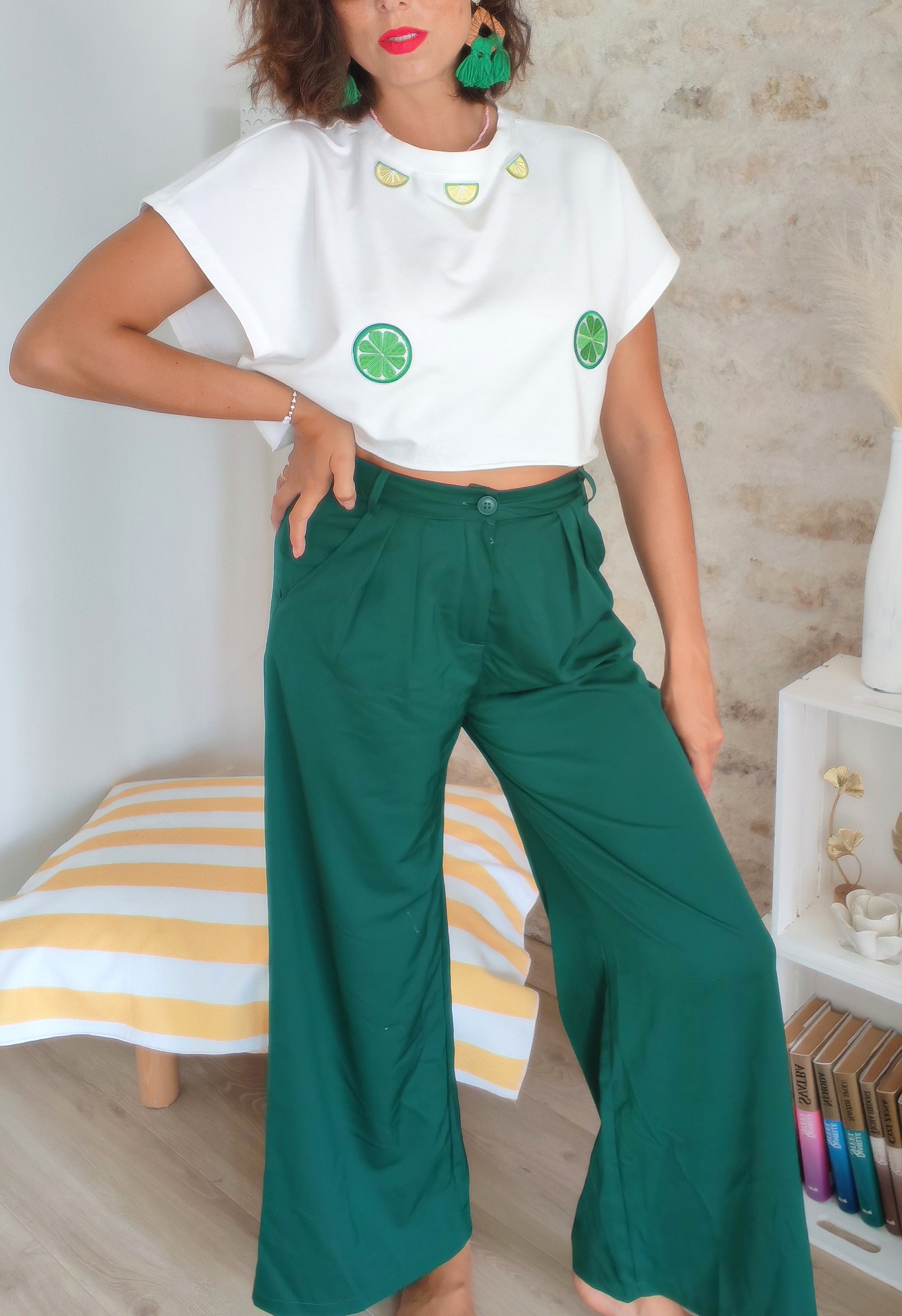 Crop Top CITRON VERT