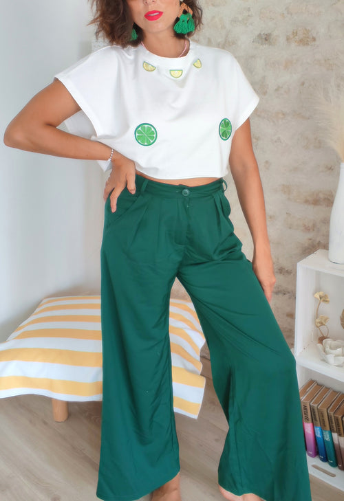 Crop Top CITRON VERT