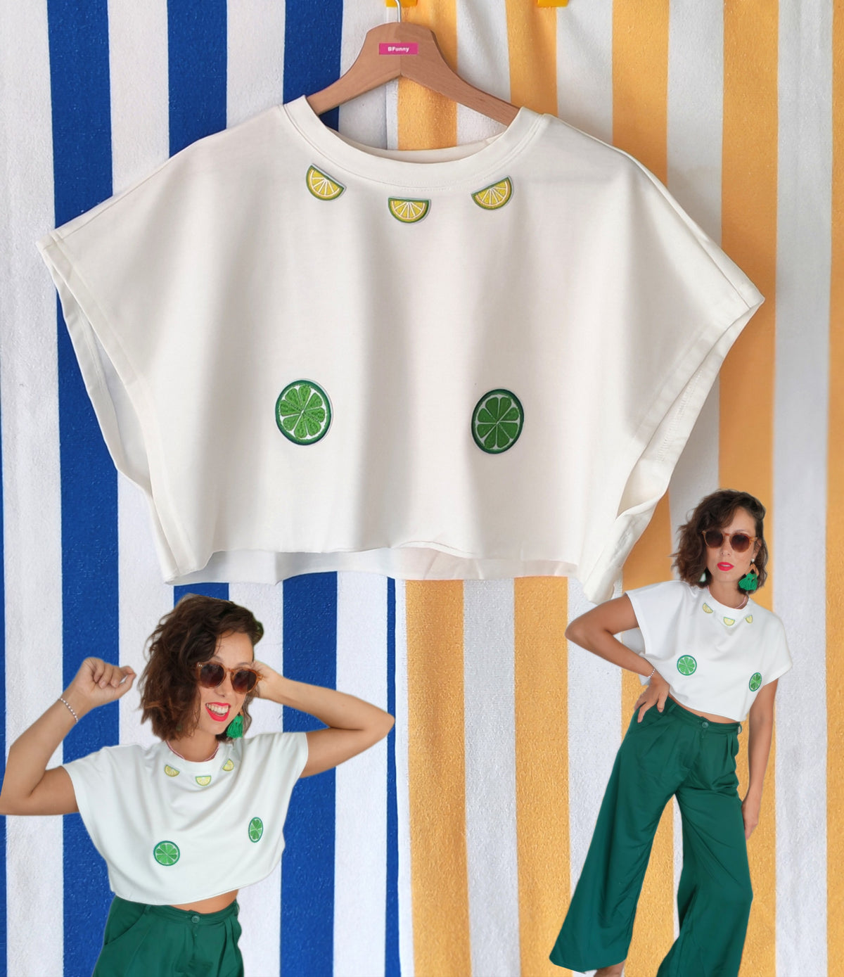 Crop Top CITRON VERT