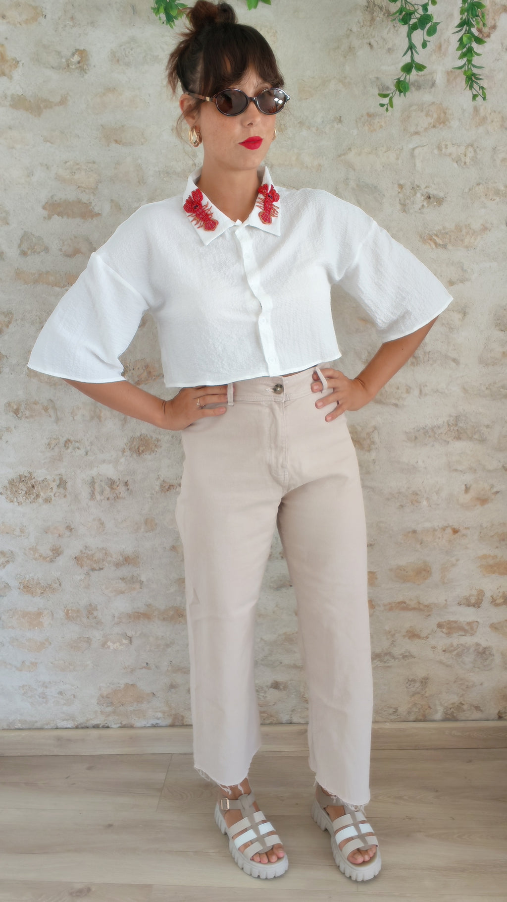 Chemise Crop Top HOMARD