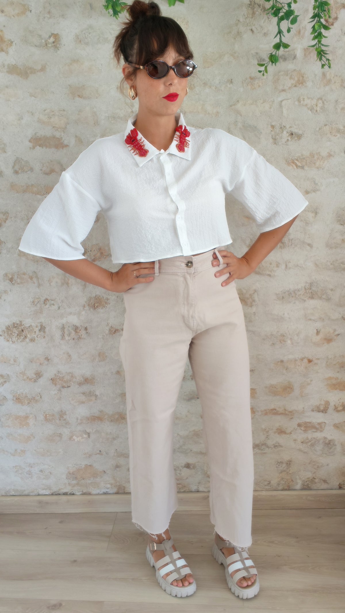 Chemise Crop Top HOMARD