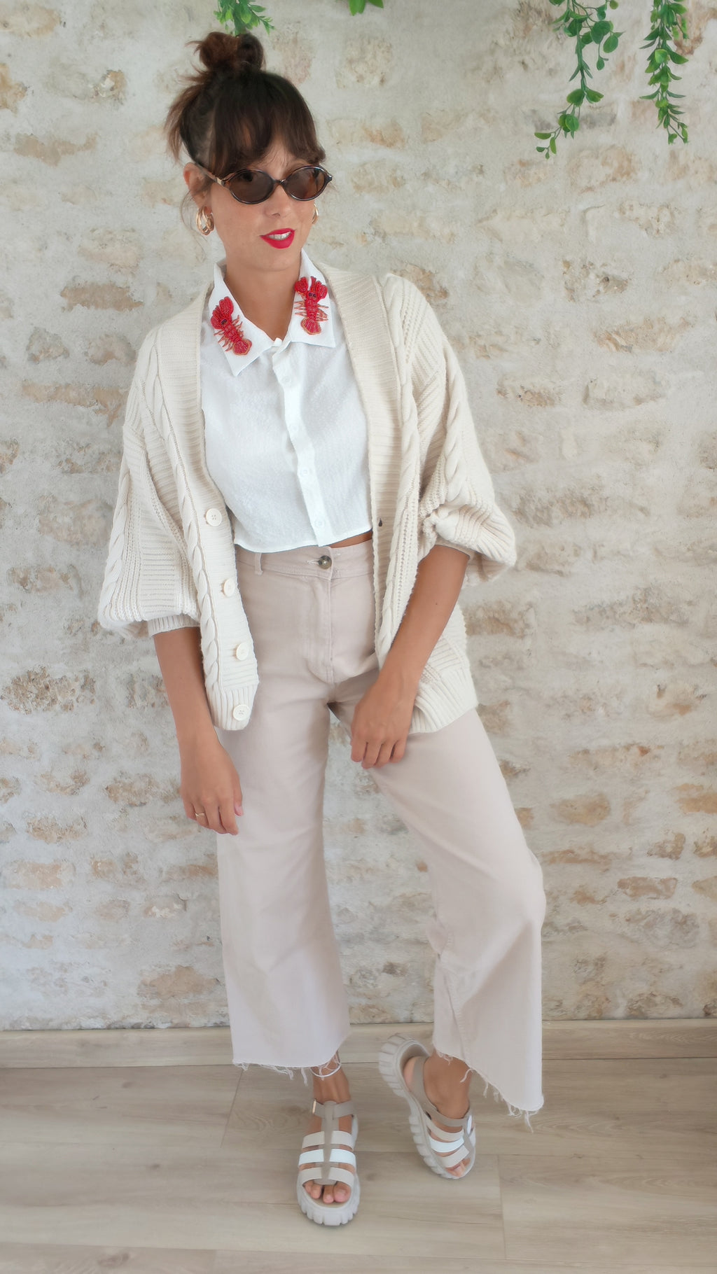 Chemise Crop Top HOMARD