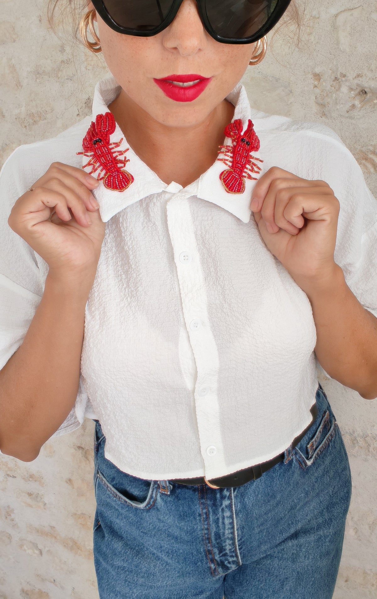 Chemise Crop Top HOMARD